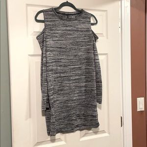 Cold shoulder sweater